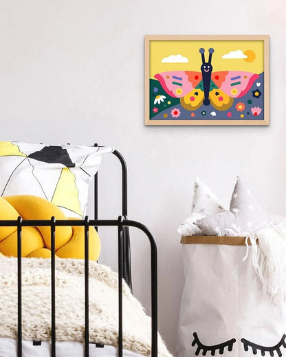 Spring Wings Kids Paint By Numbers
