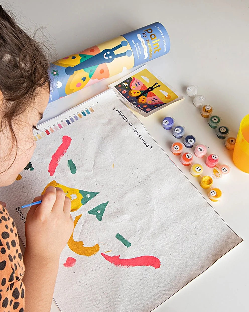 Spring Wings Kids Paint By Numbers