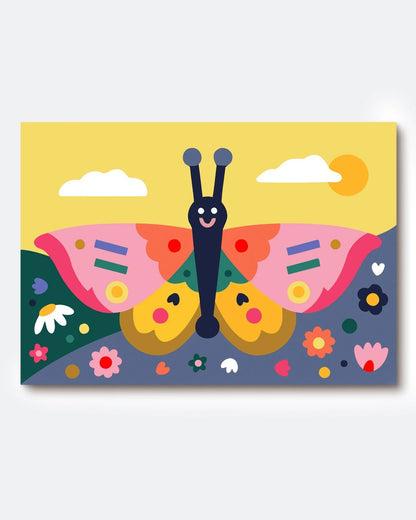 Spring Wings Kids Paint By Numbers
