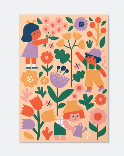 Flower Patch Paint By Numbers