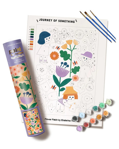 Flower Patch Paint By Numbers