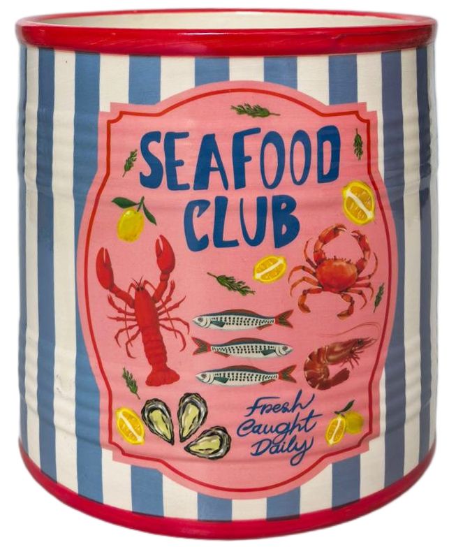 Sea Vita Planter Blue & Red 16cm