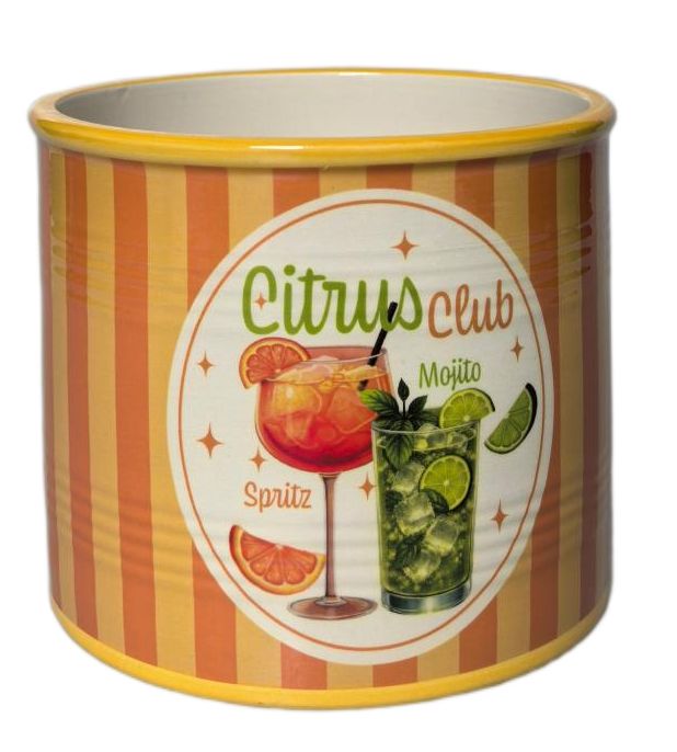 Spritz Citrus Club Planter Orange 12cm