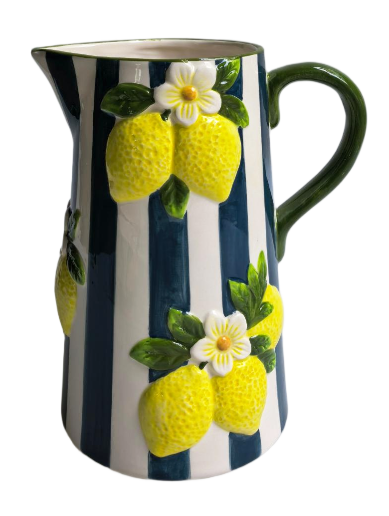 Lemoncello Jug Blue 18cm