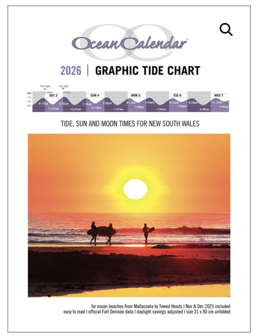 Ocean Calander 2013: 2026