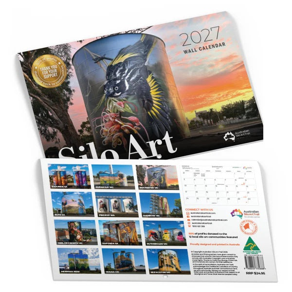 Silo Art 2027 Wall Calendar