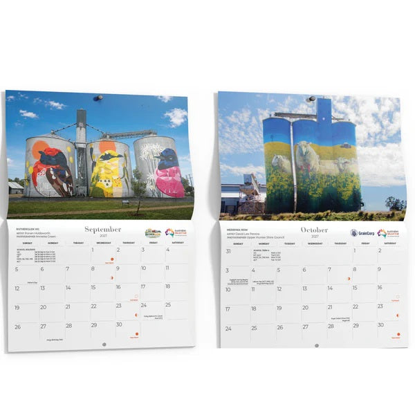 Silo Art 2027 Wall Calendar