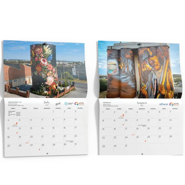 Silo Art 2027 Wall Calendar