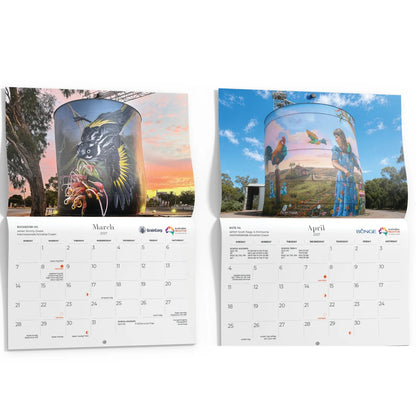 Silo Art 2027 Wall Calendar