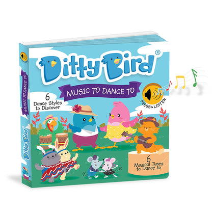 Ditty Bird Music To Dance To Multi-coloured 16x2x16cm