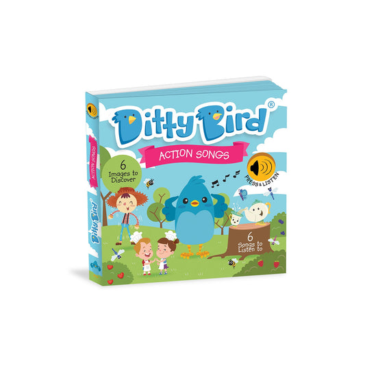 Ditty Bird Action Songs Multi-coloured 16x2x16cm