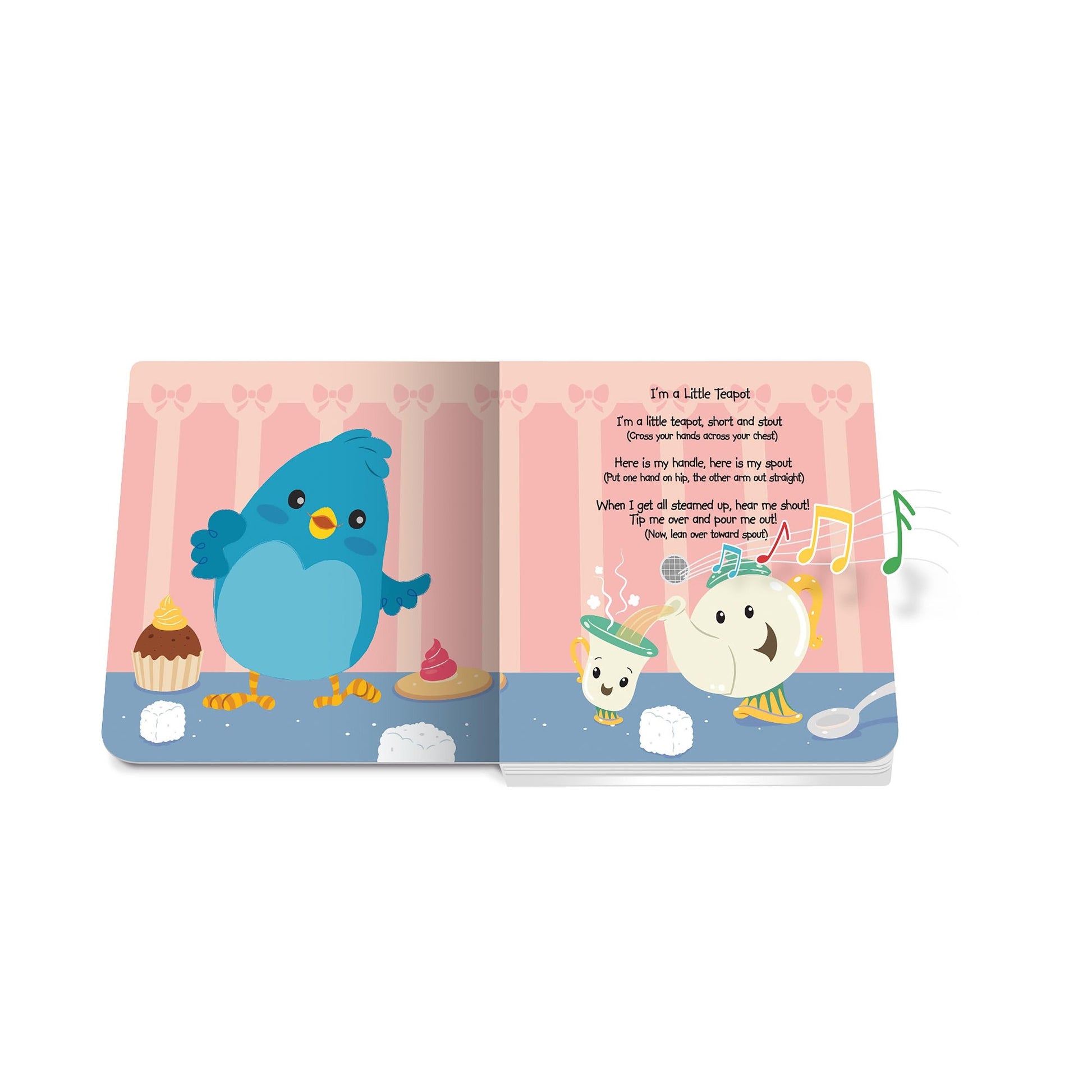 Ditty Bird Action Songs Multi-coloured 16x2x16cm