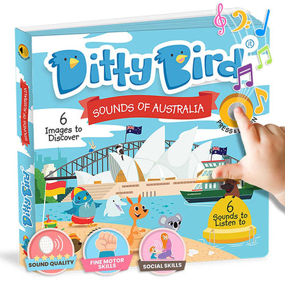 Ditty Bird Sounds Of Australia Multi-coloured 16x2x16cm