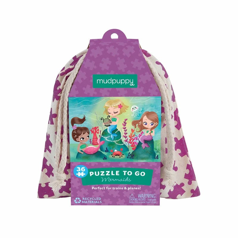 Mermaids Puzzle To Go 36pc