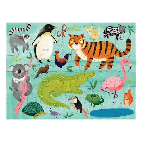 Animals Of The World Puzzle To Go 36pc