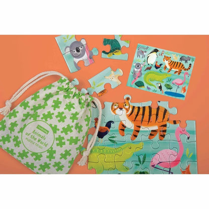 Animals Of The World Puzzle To Go 36pc