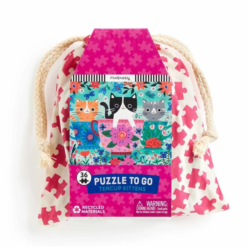 Teacup Kittens 36 Piece Puzzle To Go
