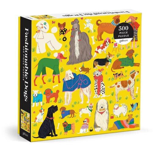 Fashionable Dogs 500 Piece Puzzle 