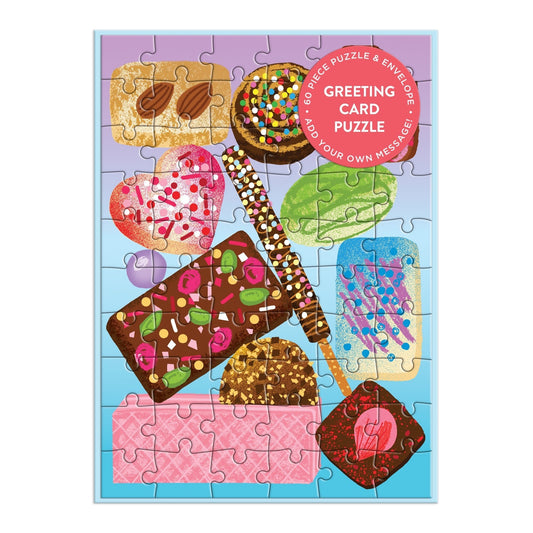 Sweets For The Sweet Greeting Card Puzzle (jigsaw)