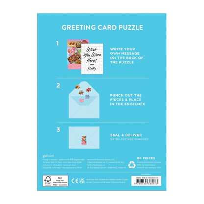 Sweets For The Sweet Greeting Card Puzzle (jigsaw)
