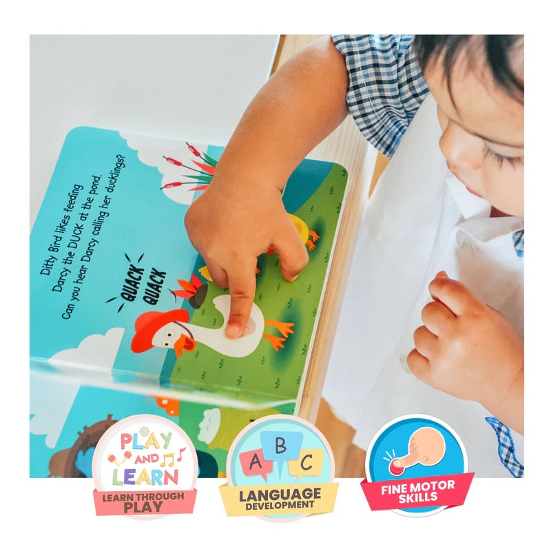 Ditty Bird Interactive Educational Children S Sound Book  Farm Animal Sounds