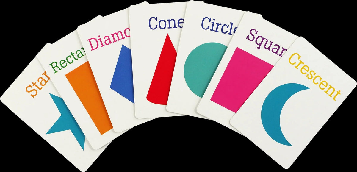 Colors And Shapes Flash Cards 