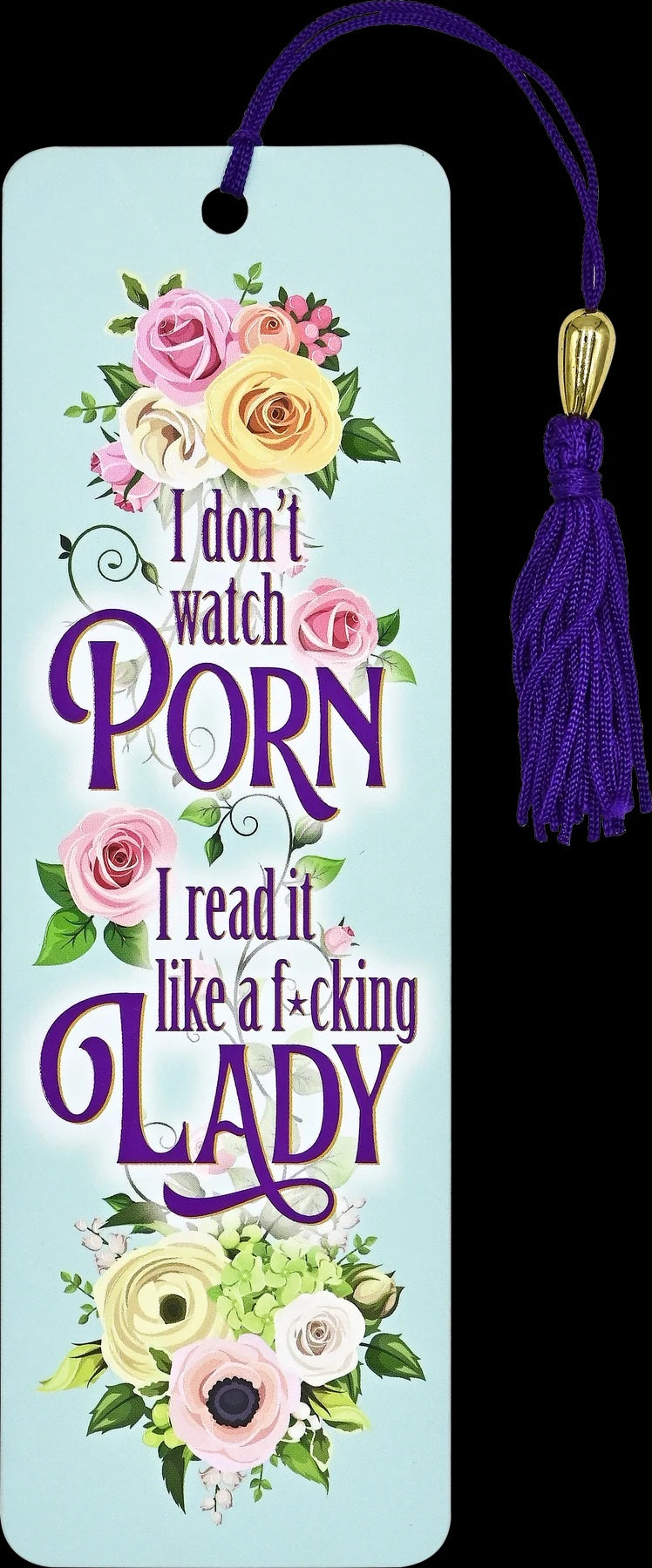 I Don't Watch Porn Beaded Bookmark