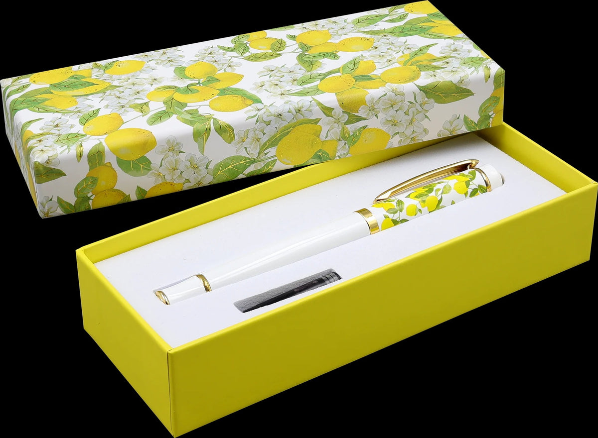Amalfi Lemons Fountain Pen (includes Universal Cartridge And Piston Converter)