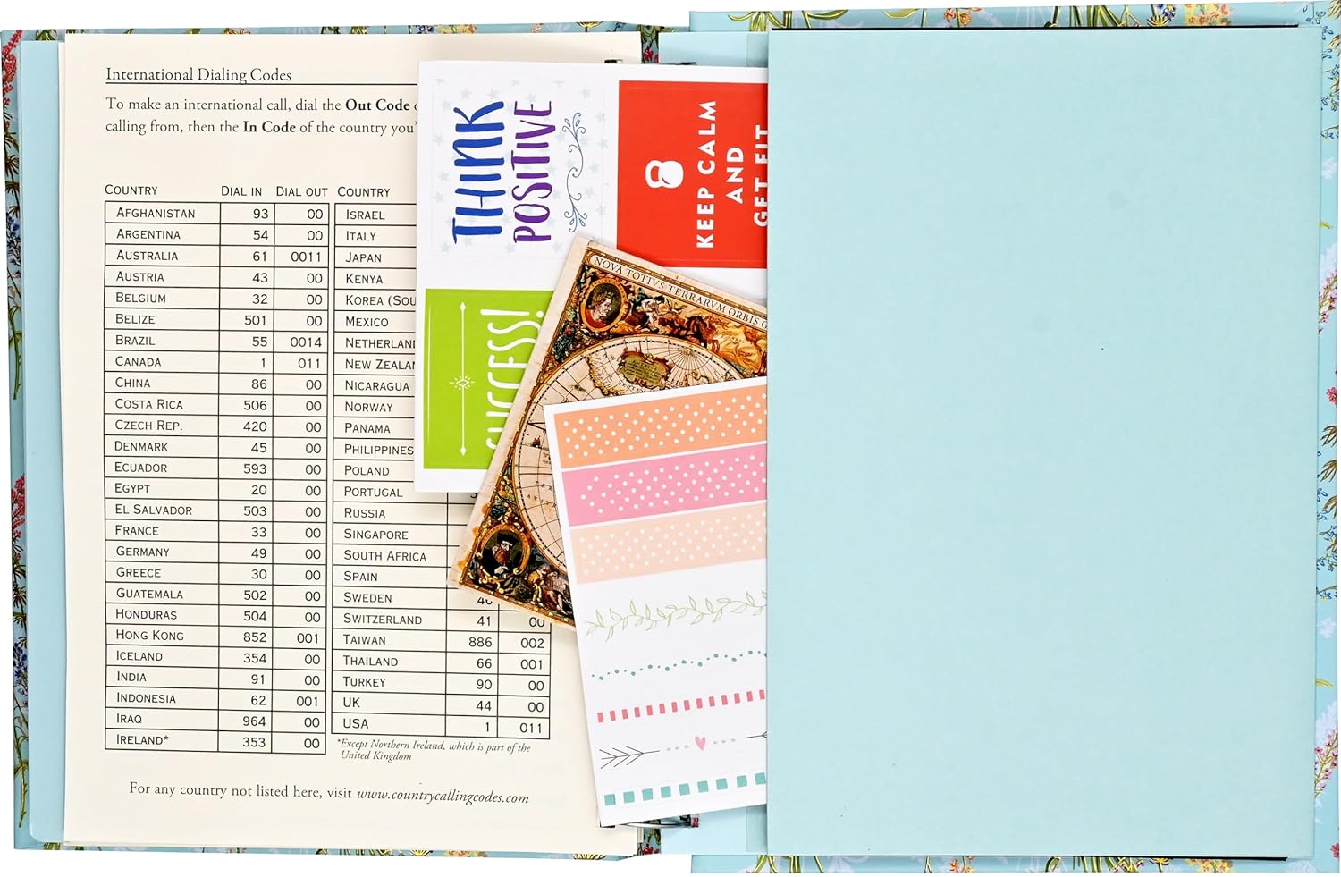 Blooms & Butterflies Large Address Book