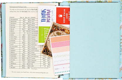 Blooms & Butterflies Large Address Book
