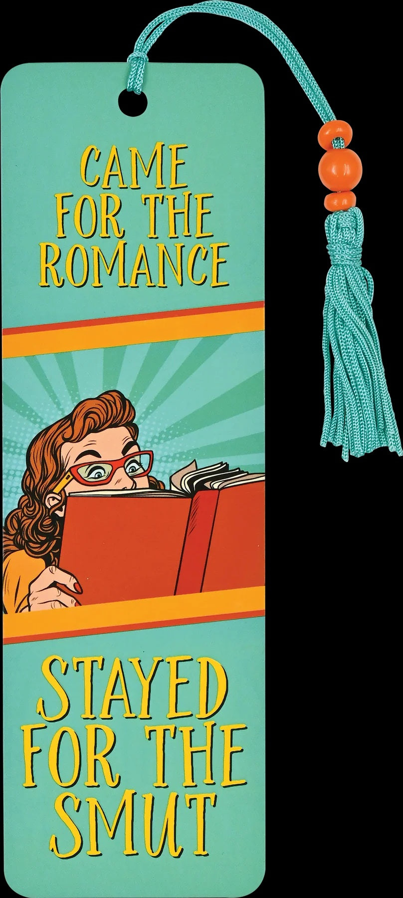 Came For The Romance Beaded Bookmark