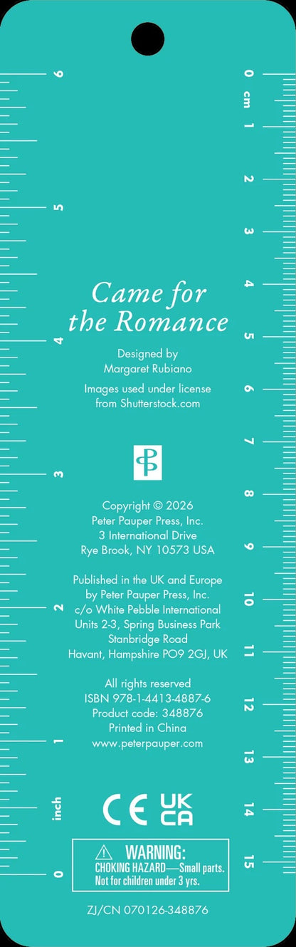 Came For The Romance Beaded Bookmark
