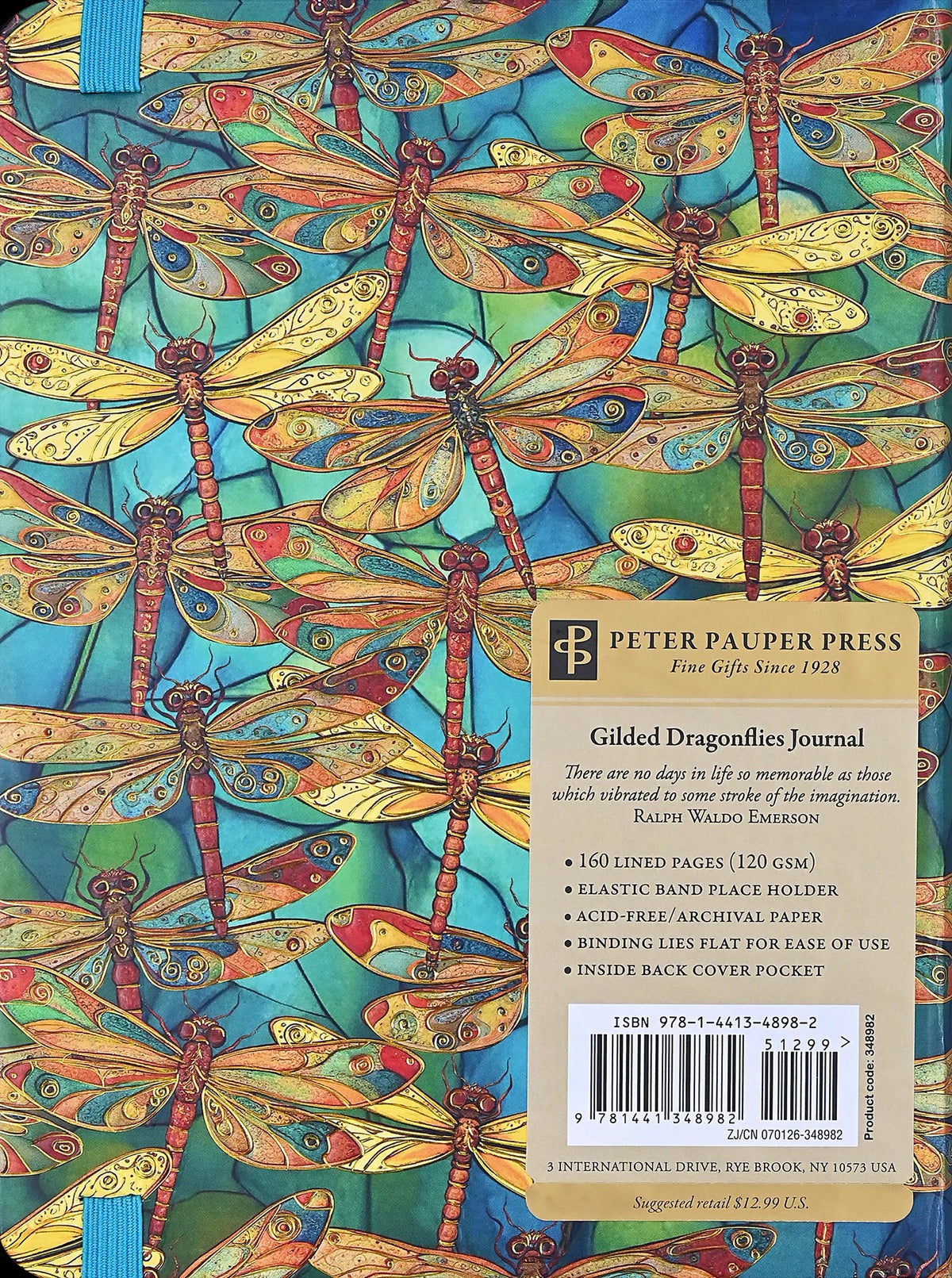 Gilded Dragonflies Journal (diary  Notebook)  (hardcover)