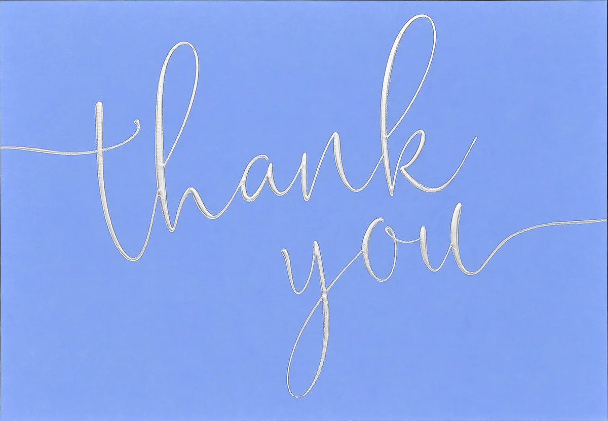 Periwinkle Thank You Notes (14 Cards  15 Self-sealing Envelopes) 