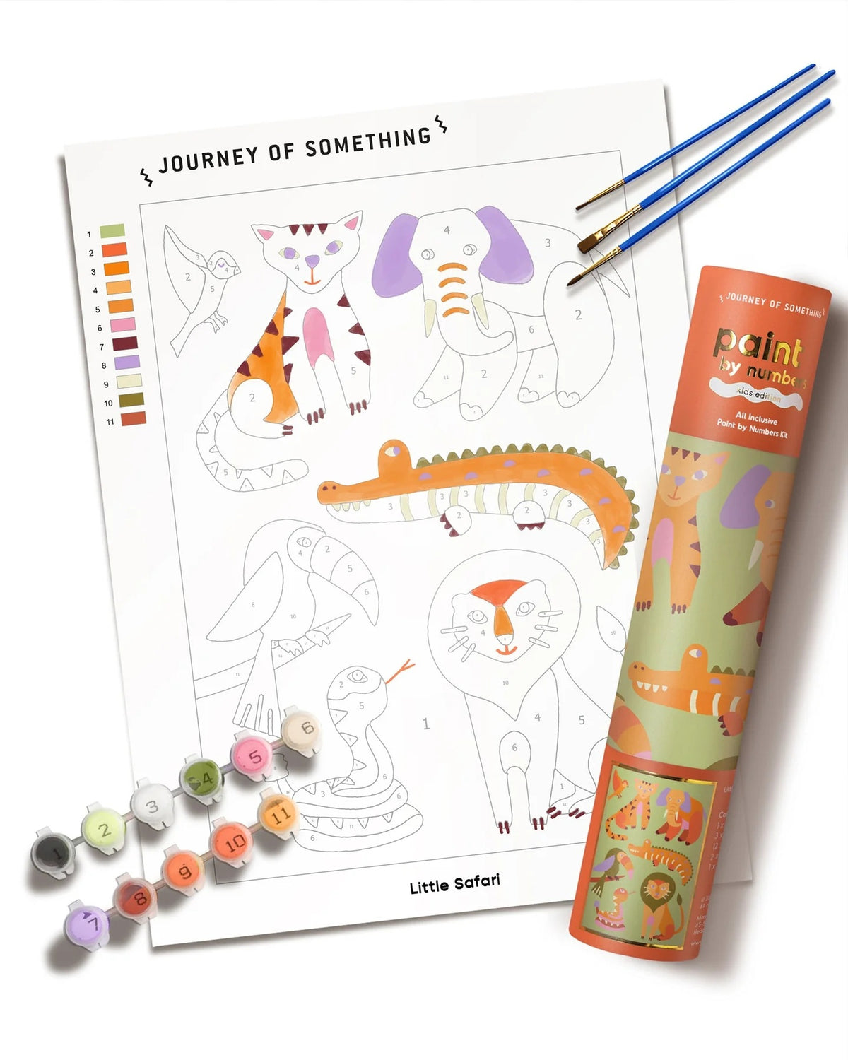 Little Safari Kids Paint By Numbers