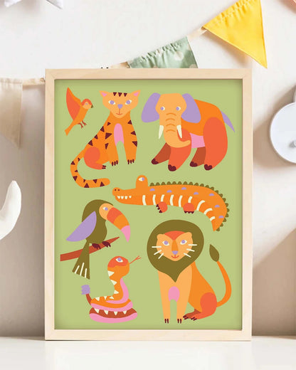 Little Safari Kids Paint By Numbers