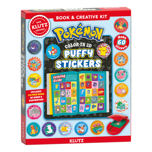 Pokemon: Color-in 3d Puffy Stickers (klutz)