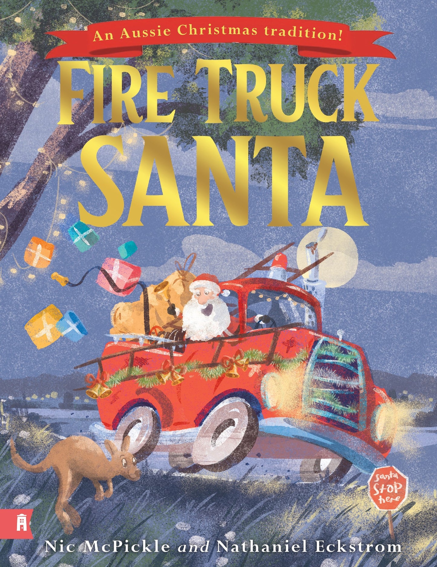 Fire Truck Santa