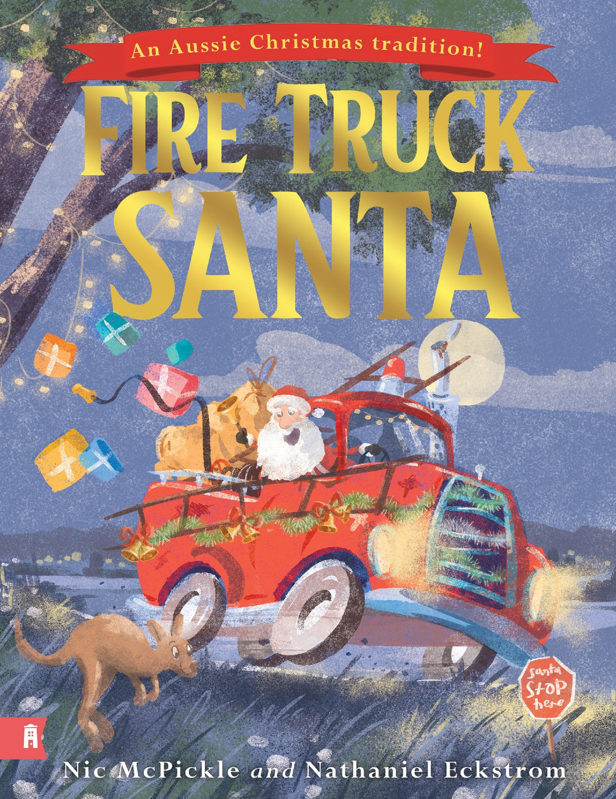 Fire Truck Santa