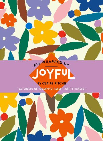 All Wrapped Up: Joyful By Claire Ritchie Wrapping Paper And Gift Stickers