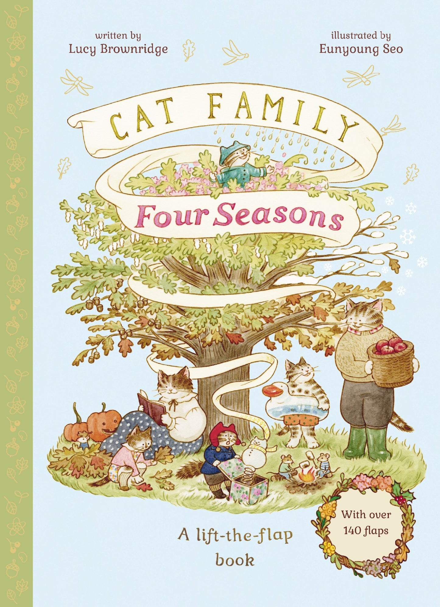 Cat Family Four Seasons - Lucy Brownridge