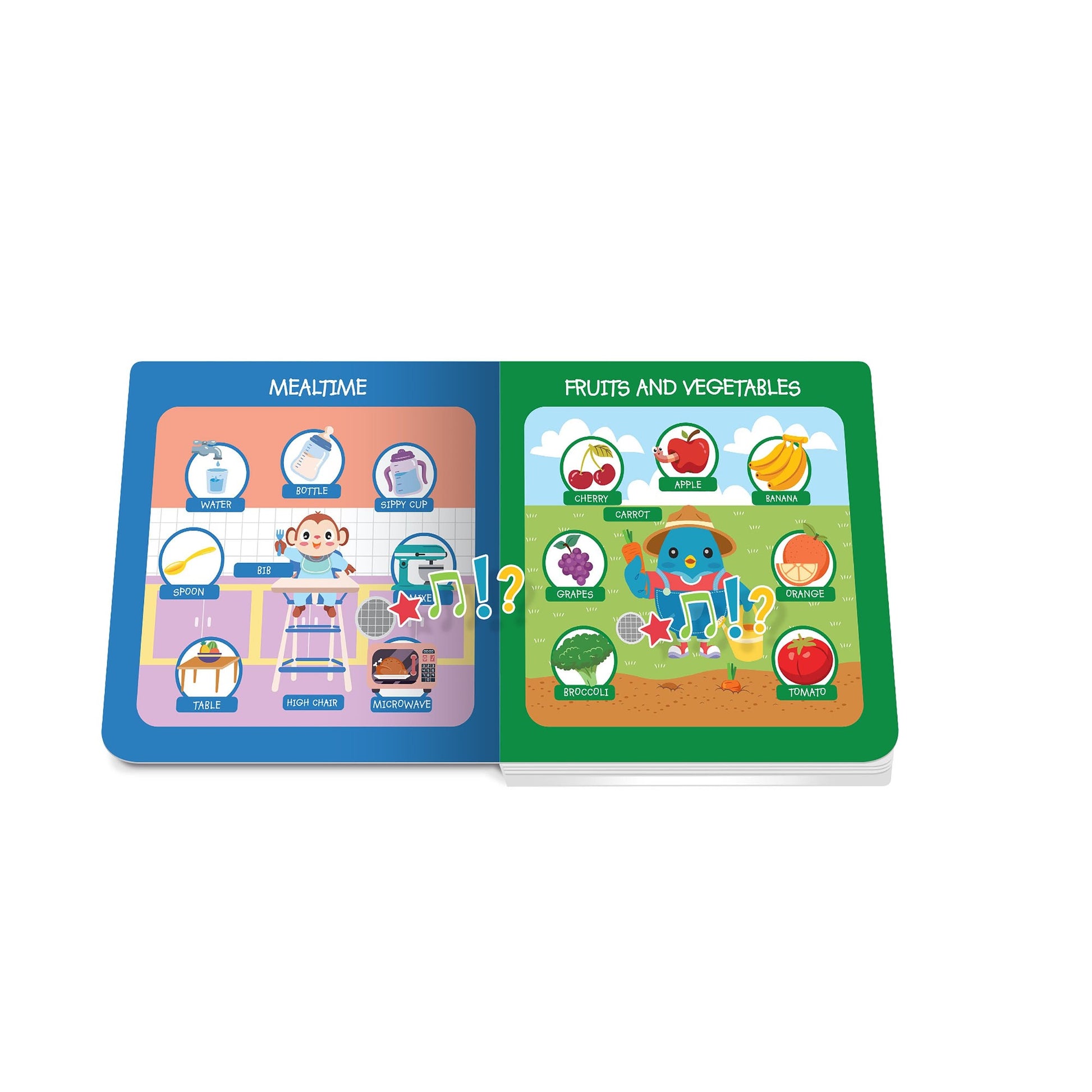 Ditty Bird First 100 Words Multi-coloured 16x2x16cm
