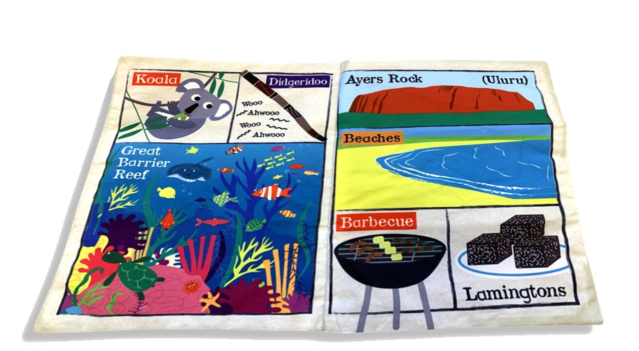 Jo & Nic's Crinkly Cloth Book - All About Autralia