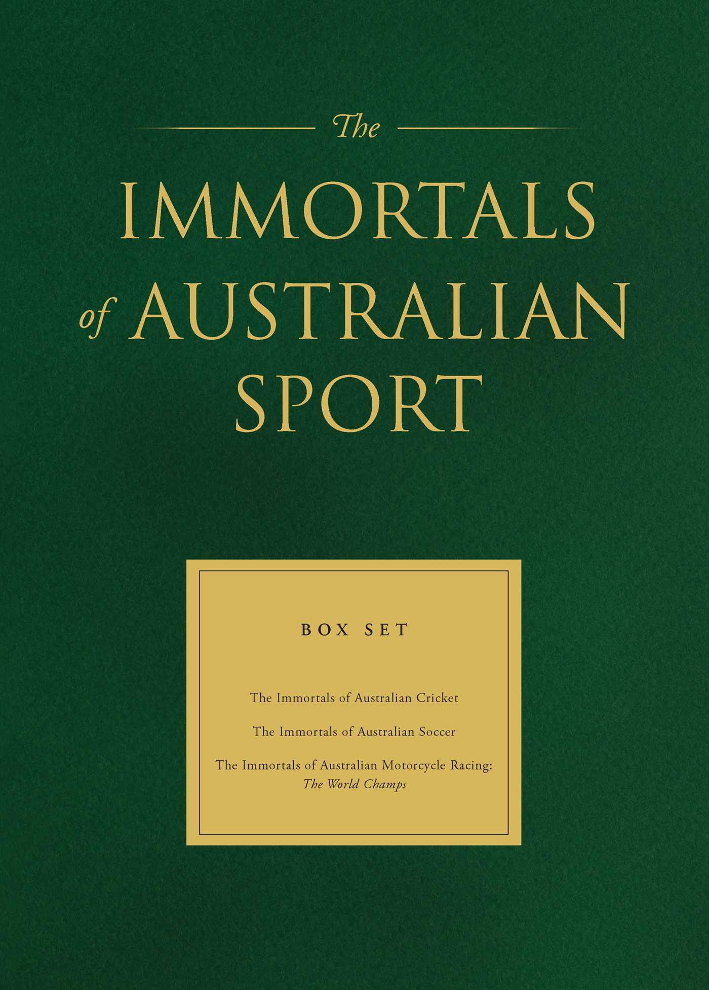 Immortals Of Australian Sport Box Set