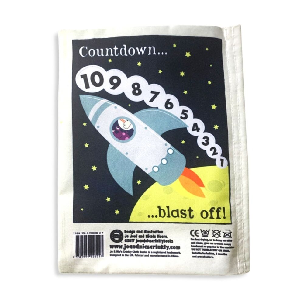 Jo & Nic's Crinkly Cloth Books - Space Count