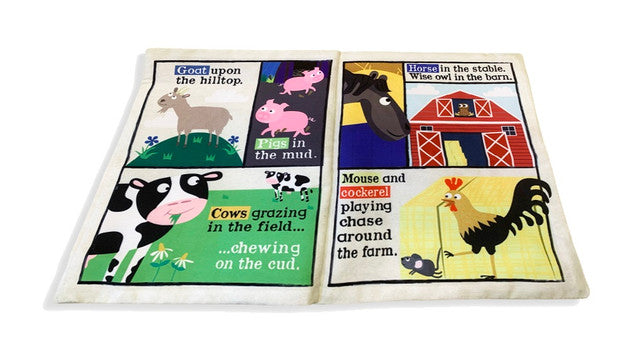 Jo & Nic's Crinkly Cloth Books - Farm Animals