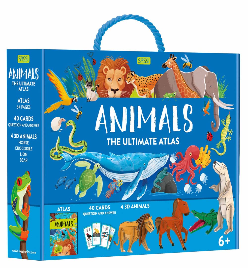 The Ultimate Atlas & Puzzle Set - Animals 3d