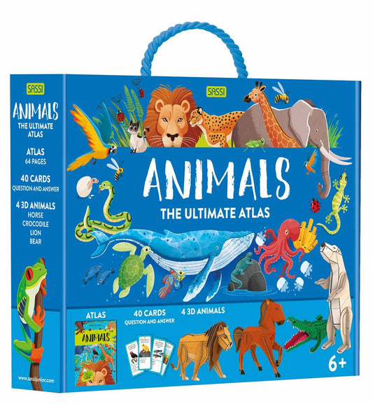 The Ultimate Atlas & Puzzle Set - Animals 3d