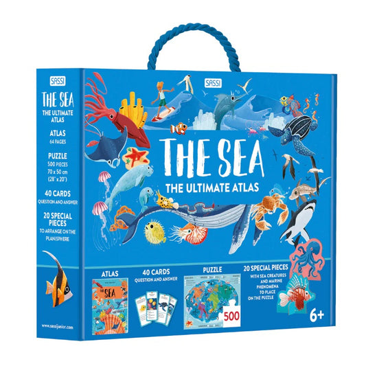 The Ultimate Atlas & Puzzle Set - The Sea 3d