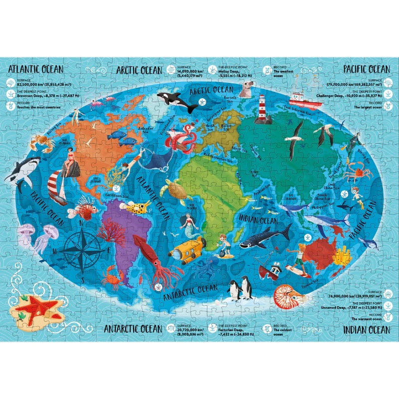 The Ultimate Atlas & Puzzle Set - The Sea 3d